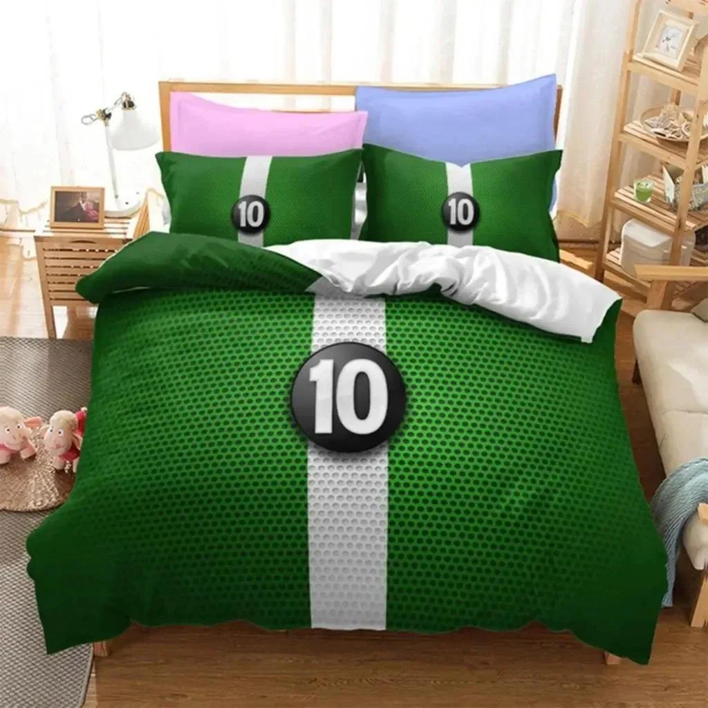 3D Print Ben Alien Force 10 Teenage Hacker Bedding Set Boys Girls Twin Queen Size Duvet Cover Pillowcase Bed Kids Adult