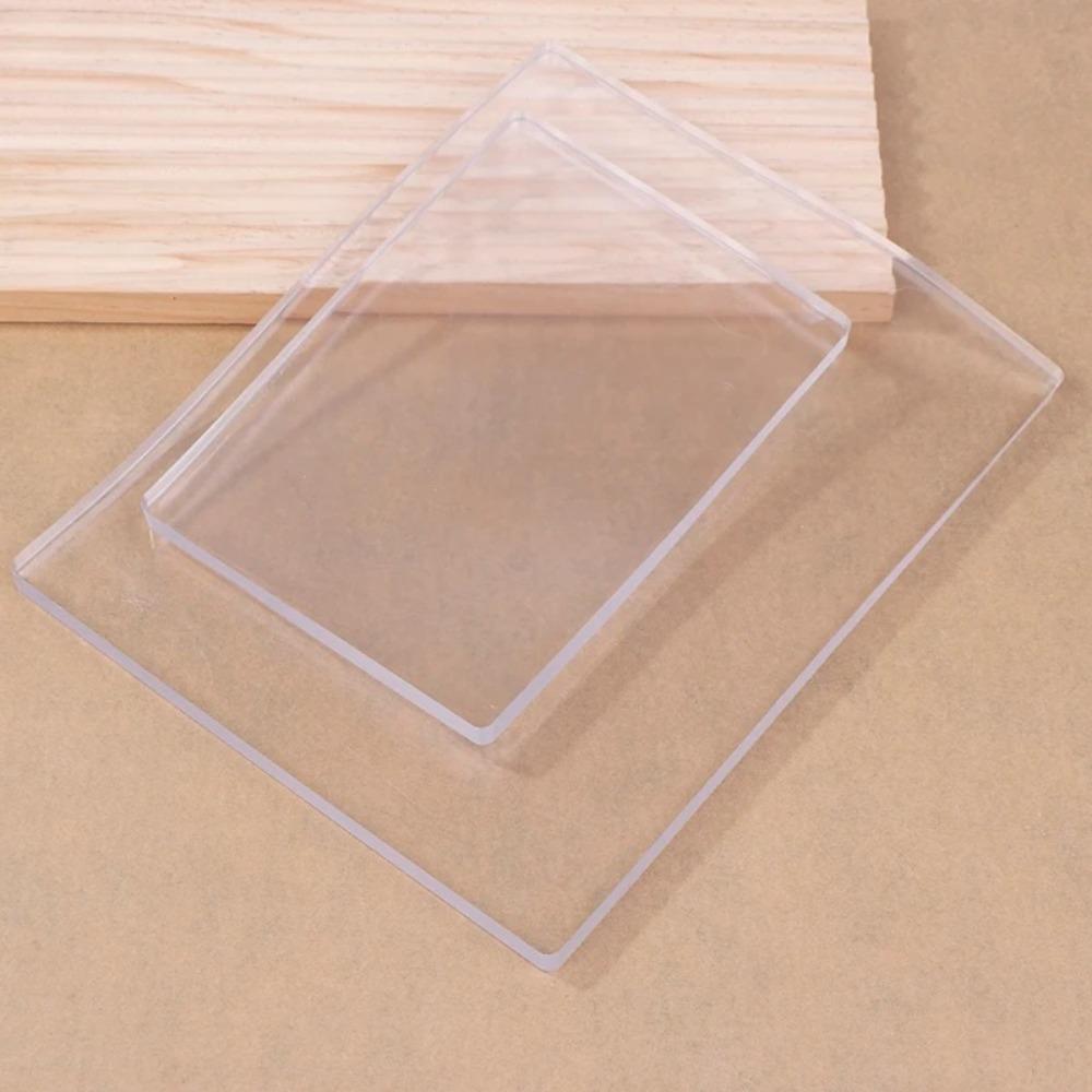 Transparent Gel Printing Plate Silicone Gel Press Monoprinting Gel Plate Reusable Gel Arts Clear Plate Scrapbooking Arts