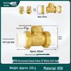 6/4 PPR Hot Melt Full Copper Check Valve, Horizontal/Vertical, 1-Inch Double Union, One-Way Tap Water Pipe Valve.