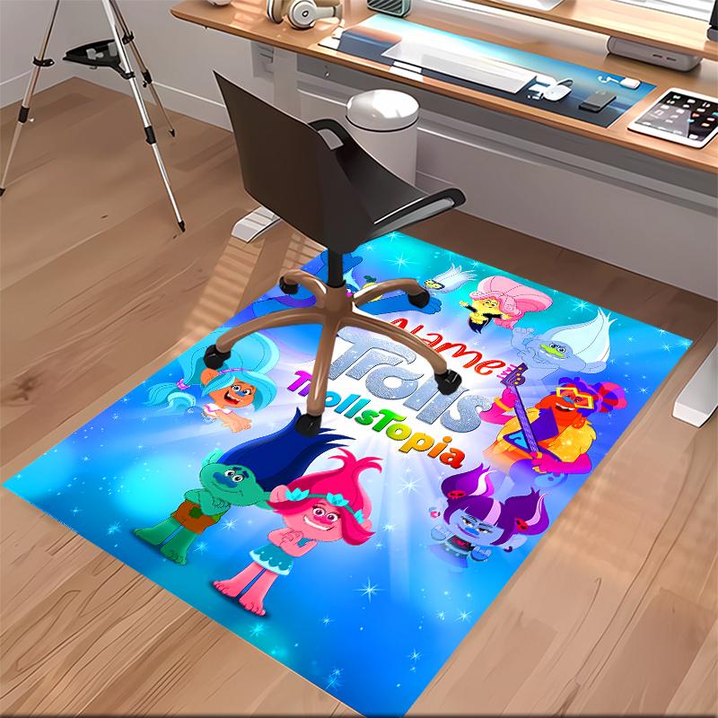 Custom personalization Trolls Print Area Rug - Soft, Washable Non-Slip Indoor Mat,Living Room,Home&Office Decorative Rug