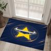 North Queensland Cowboys Design Crystal Velvet Carpet Cozy Non?Slip Printed Rug For Bedroom Living Room Entrance