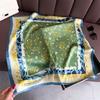 New Silk Scarf Neckerchief Women'S Silk Square Scarf Purse Luxury Scarves For Women Designer Silk Headscarf Bandana