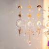 Garden Wind Chime Crystal Suncatcher Crystal Pendant Sun Catcher Car Interior Decoration Balcony Ornament Home Decor