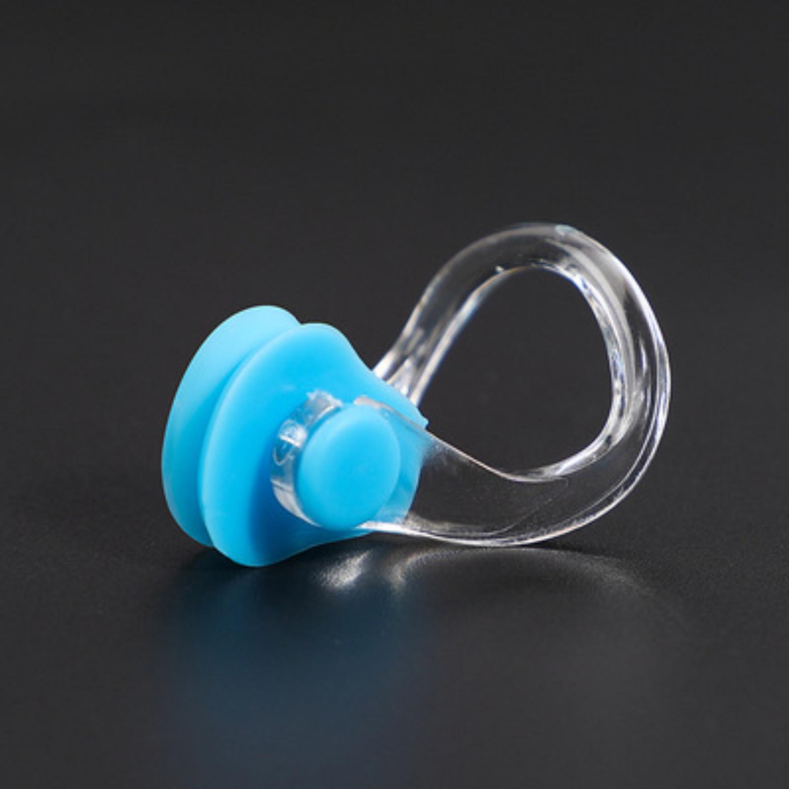 

Comfortable And Soft Silicone Nose Clip Swimming Gear One Size світло-синій колір