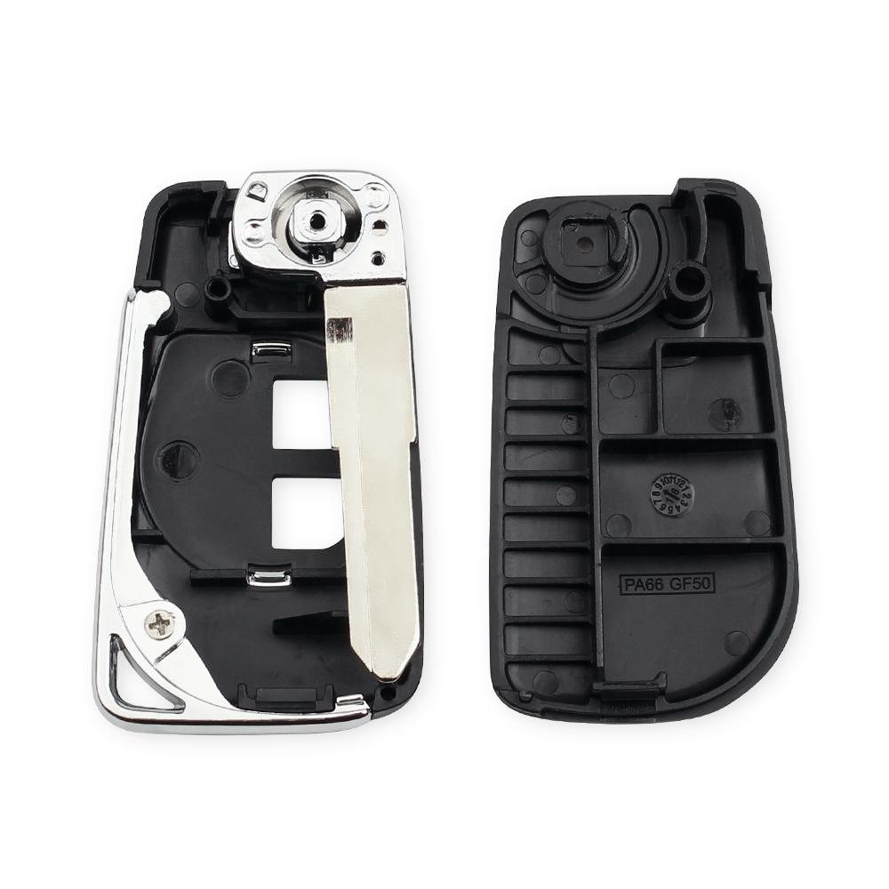 Aangepaste Vouwbare Afstandsbediening Auto Sleutelbehuizing Voor Suzuki Swift Sx4 Vitara Ignis Jimny Hu133R Blad 2 Knoppen Flip Sleutelbehuizing Cover