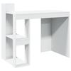 VidaXL Bureau blanc 103,5x56,5x94 cm bois d'ingénierie, bureau d'écriture, bureau d'ordinateur, bureau à domicile, bureau 847975