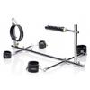 VaHppy Dog Slave Restraint Stand Handcuffs + Collar + Penis Stainless Steel  Adjustable Length SM Bondage BDSM Sex Toys