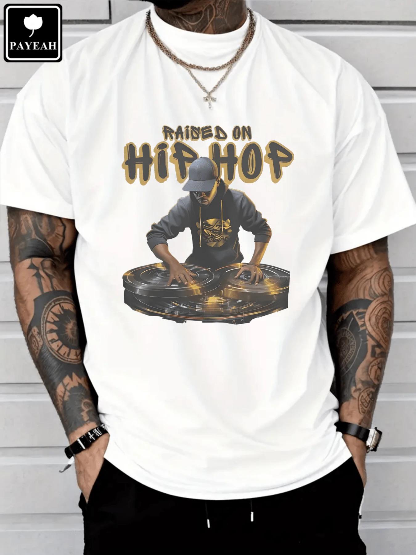 PAYEAH Hip Hop DJ 50th Anniversary Graphic Unisex T-shirt S