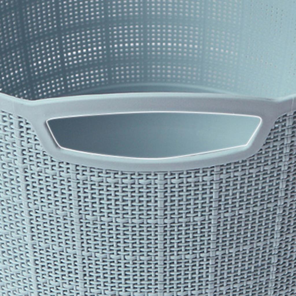 Laundry Hamper Basket with Handles Large Capacity Multifunction Plastic Dirty Clothes Basket for