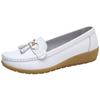 Plus Size Women's Flat Loafers: Comfortable Spring/Autumn Shoes for Moms & Pregnant Women, Sizes 35-44.