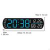 Digital Alarm Clock Desk Clocks Multifunctional Practical Modern LED Display for Table