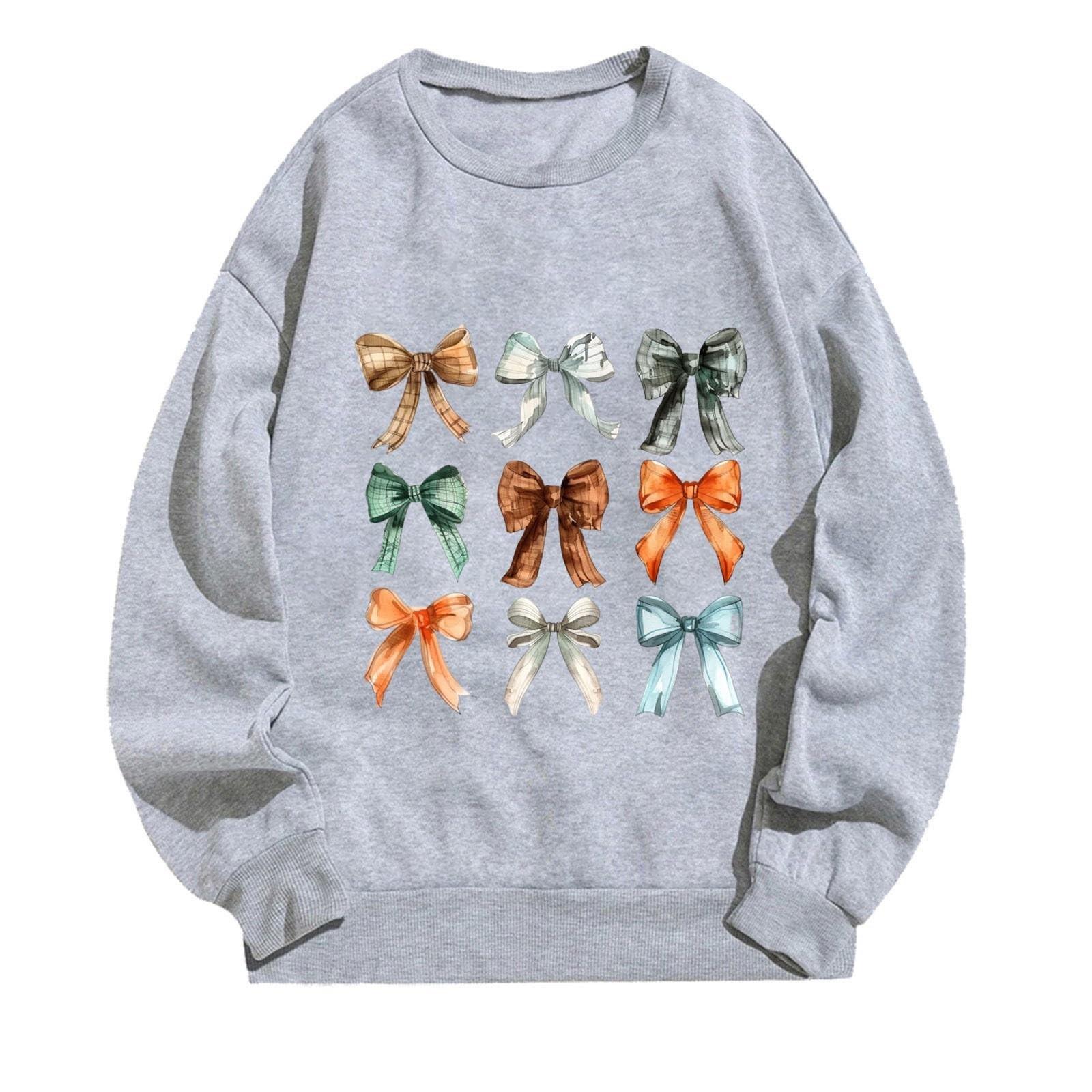 

Женские топы с круглым вырезом и принтом из хлопка, повседневная мода, длинный рукав, пуловер, топ, блузка S