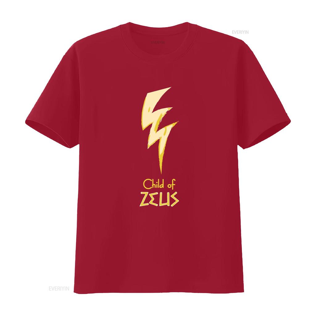 Child of Zeus T Shirt Kids Heavy Cotton for Members Cabin 1 in Camp Half Blood vintage Washed Top For Everyday Wear graphic