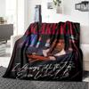 1pc Scarface-Inspired Flannel Blanket - Soft Cozy All-Season Throw for Bedroom, Sofa, Camping, Travel - Perfect Gift for Movie FansB46
