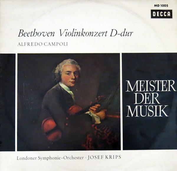 

LP Record LUDWIG VAN BEETHOVEN ALFREDO CAMP Violinkonzert DDur MD1005 Decca Germany Classical Used