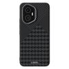 ABEEL For Honor 300 Case Compatible with MagSafe Micro-Embossing PC TPU Aluminum Alloy Leather Phone Cover