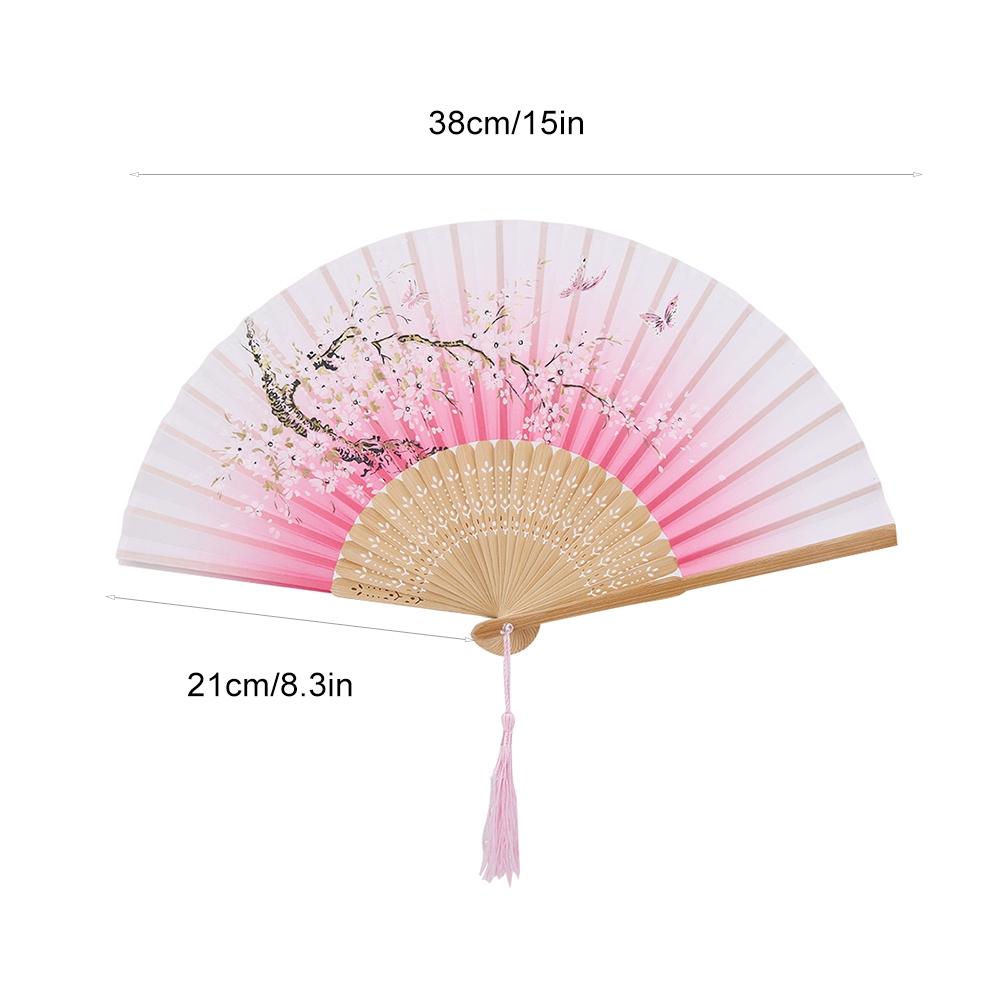 

Складной ручной веер, подарок для свадебной вечеринки, танцевальный реквизит, украшение для дома и офиса (фиолетовый) розовый