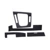 Copertura Pannello Centrale Leva Cambio Cruscotto Interno LHD Stile Fibra di Carbonio Nera 3D PVC Adatto per BMW Serie 3 E46 1998-2005 Nuovo