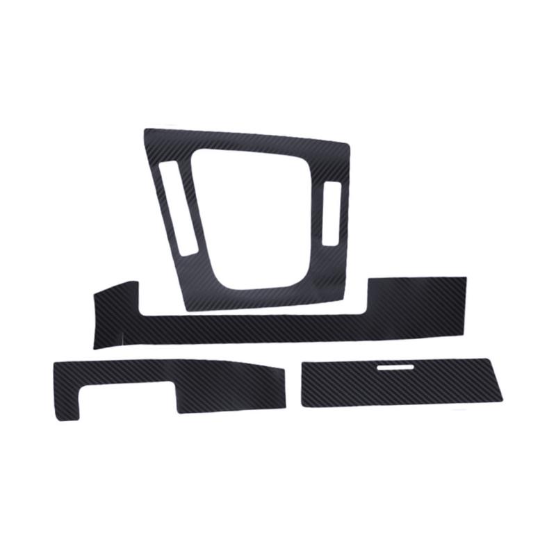Copertura Pannello Centrale Leva Cambio Cruscotto Interno LHD Stile Fibra di Carbonio Nera 3D PVC Adatto per BMW Serie 3 E46 1998-2005 Nuovo