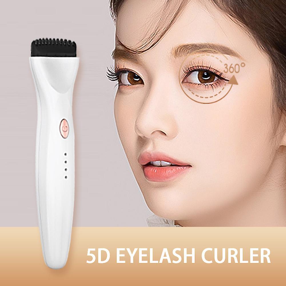 5D Push Heated Eyelash Curler for Women Eyelash Grafting Long Lasting Makeup Tools for Daily Use