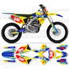 MCHMFG Motorcycle Fairing Graphics Background Decals Sticker Kits For Suzuki RM-Z RMZ 250 2010 2011 2012 2013-2018 RMZ250