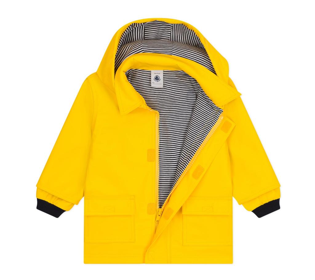 Petit Bateau Yacht Parka A08FB Bright 18 81cm Yellow, Months,