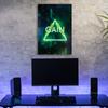 Canvas Print, Green Lettering GAIN