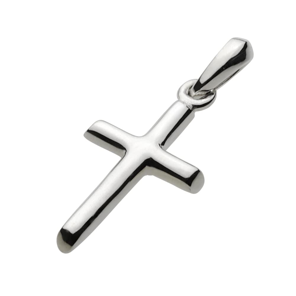 

Miniature Cross Simple Pendant fp0201 [Figmart] [Silver Accessory] срібний