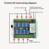 8-Channel Wireless RF Remote Controls Switches Relays Module DC8-86V / AC110-275V