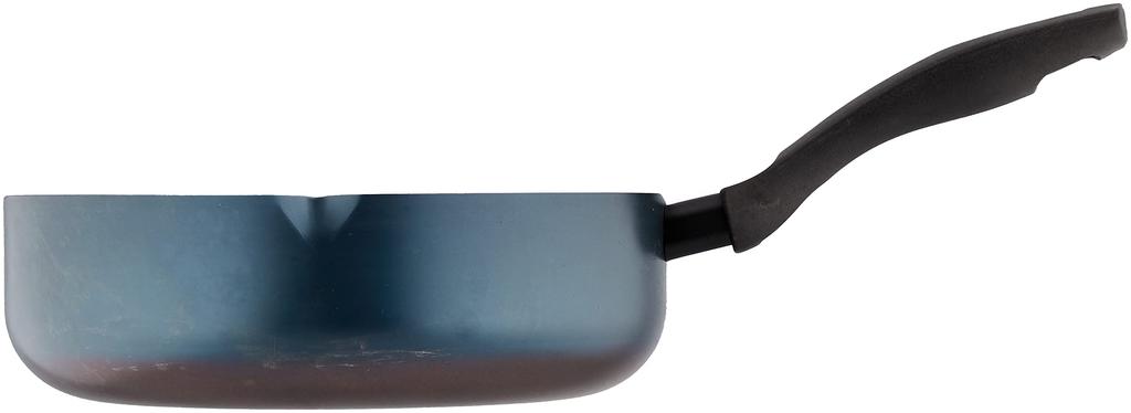 Fujita Metal Iron Frying Pan, Single-Handed Pot, Easy-to-Use, Lightly Fried Rice Pan, 25cm, 013800