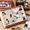 103070Pcs Cool Anime Naruto Uchiha Sasuke Stickers Cartoon Black And White Graffiti Sticker Diy Phone Stationery Laptop Decals