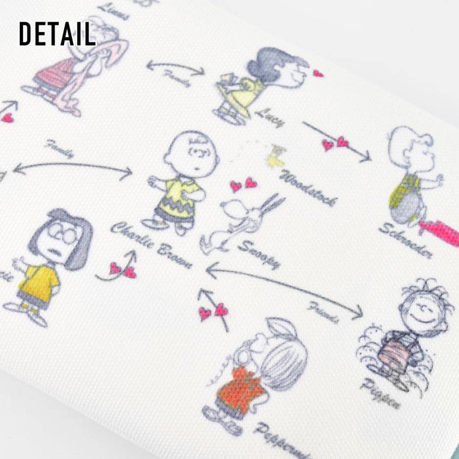 Snoopy 3-Pocket Pouch Sketch Relationship Chart SN