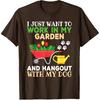 Funny Gardener Dog Lover Garden Women Men T-Shirt