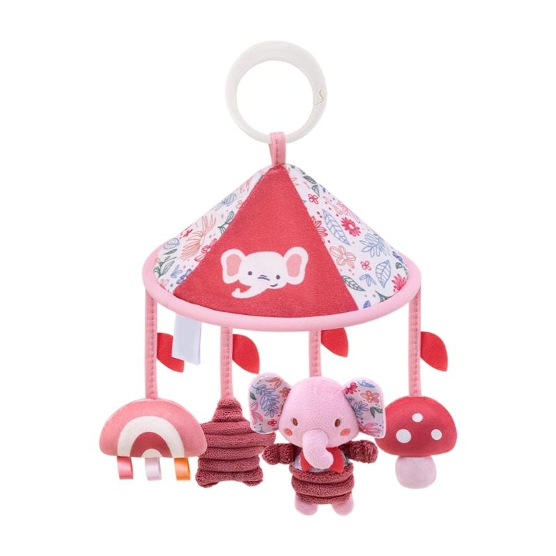 

Baby Stroller Hanging Rattle Crib Mobile Toy For Infant Lovely Animal Design Teether Plush Toy for Stroller Bed Decors