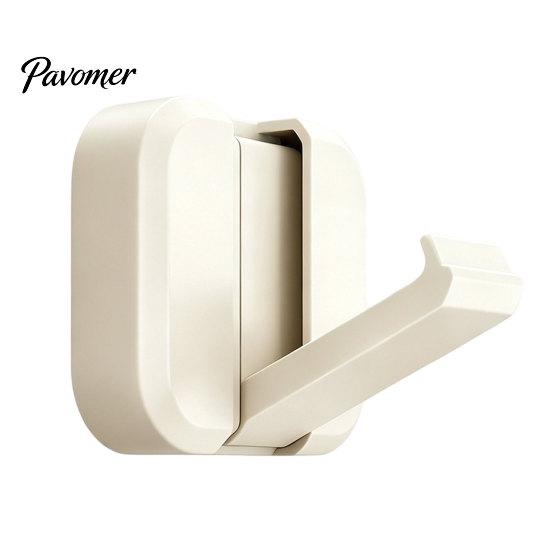 Door Back Storage Hooks Over The Hanger Hooks, Foldable No Drilling Adhesive Coat Rack, Dorm Room Space Saving Organizer, for Coats Bags Towels