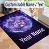 Custom Text Printed Rug Austria Wien FC Non Slip Floor Carpet For Home Room Decor