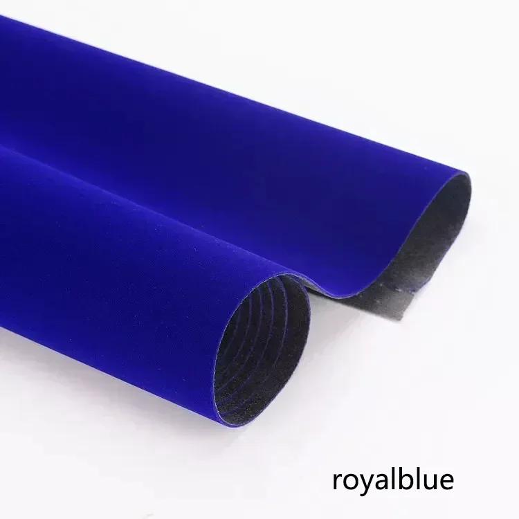 45/90*145cm 1.2mm Thick Self-adhesive Velvet Fabric Automotive Interior Furniture Decoration Scratch Resistant Plush Fabrics