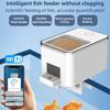 WiFi Smart Automatischer Futterspender für Aquarien, Goldfische, Timing-Futterspender, 100 ml, große Kapazität, APP-Steuerung, Fütterungsaufzeichnungen, Erinnerung an Fischfutterspender