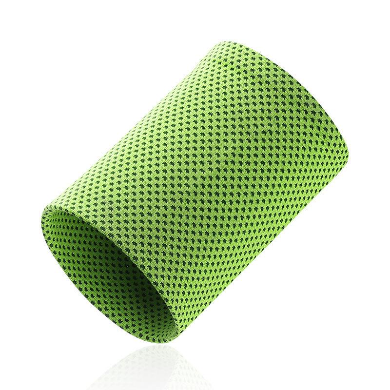 Summer Ice Silk Sports Wristband Cold Feeling Wrist Men And Women Fitness Weightlifting Wristband Icy Sweat Absorbing