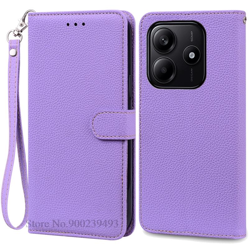 For Redmi Note 14 Case Wallet Flip Leather Cover For Xiaomi Redmi Note 14 4G Case Book Cover For Redmi Note 14 5G Case