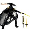 Knight-Errant Action Figure with Accessories Movable Joints 3D Printed Chinese Style Swordsman Robot Model Toy Articulated Dummy Figurine