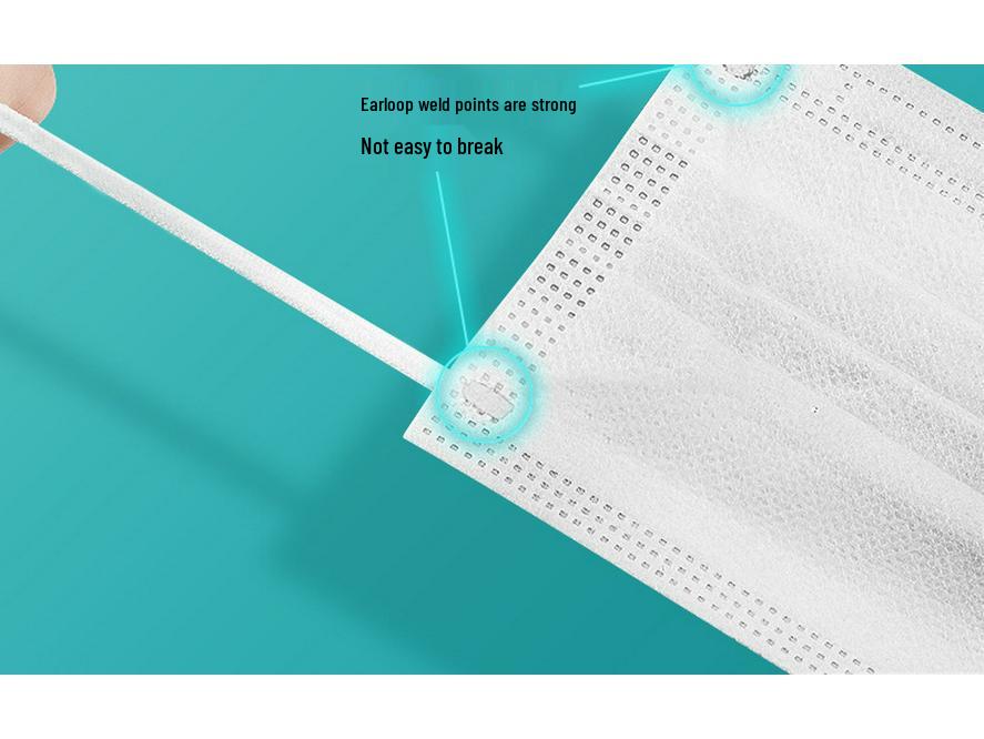 Gray Activated Carbon Disposable Dust Mask for Adults