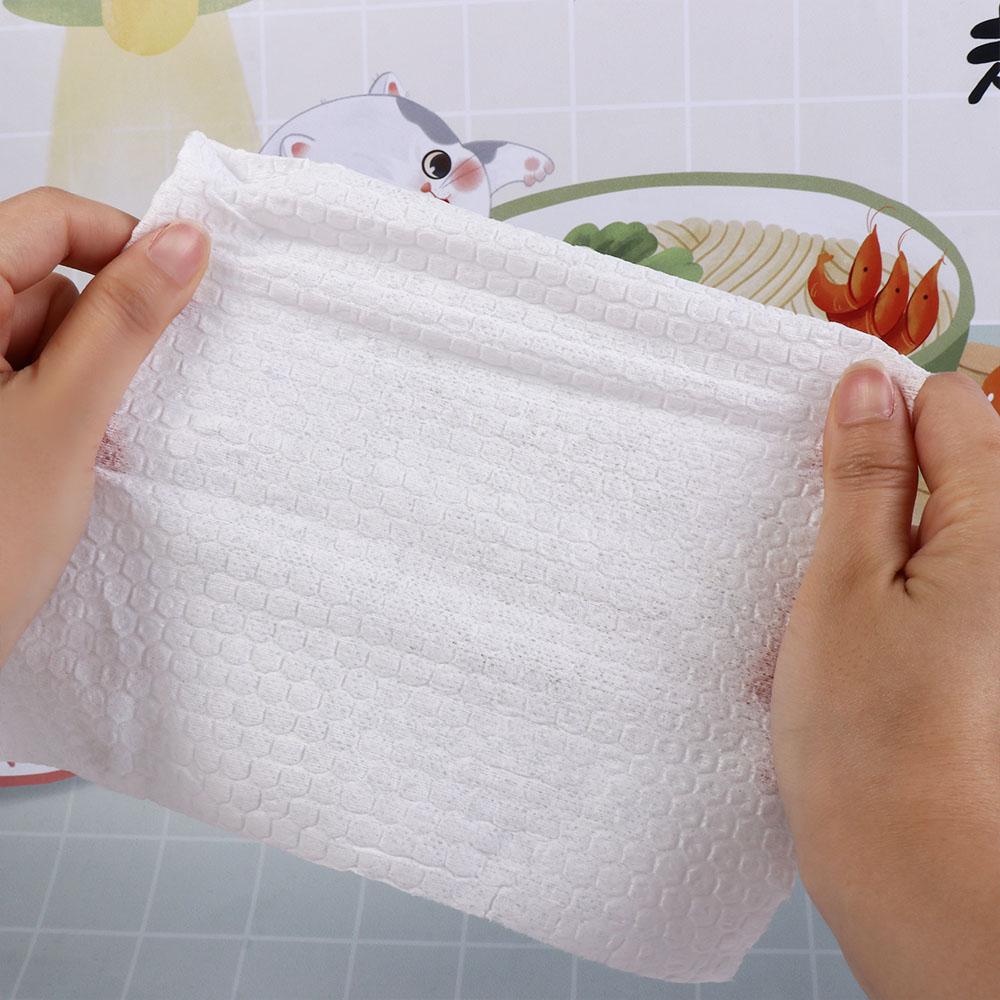 Thickened Disposable Rags Absorbent Kitchen Dishcloth  Rolls Disposable Kitchen Paper  The Lazy