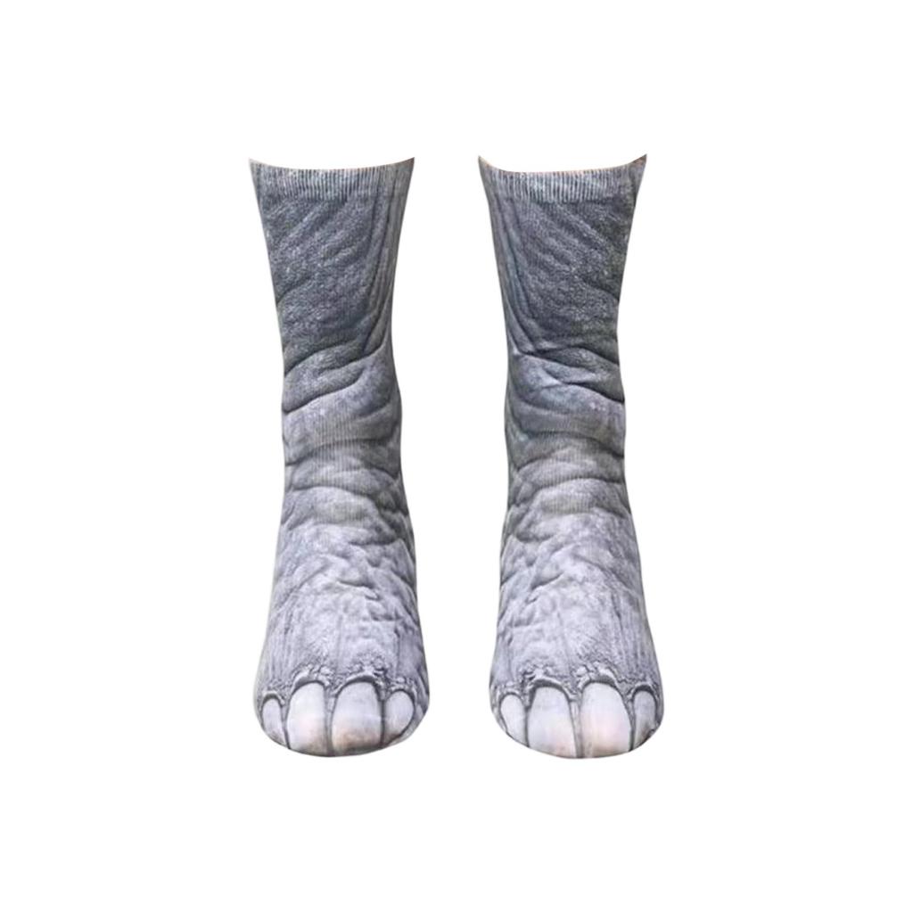 Children's Animal Socks Digital Printing Simulation Socks Fun And Funny