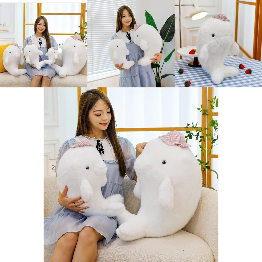 Entzückendes Sommer-Delfin-Stofftier Perfekt Für Kinder Weiche Kuschelpuppe Für Geschenke