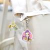 HUNTRIX Jägerin Mädchen Acryl Schlüsselanhänger Set, K-Pop Idol Cartoon Charakter Tasche Anhänger, Niedlicher Anime Schlüsselanhänger für Kinder und Fans