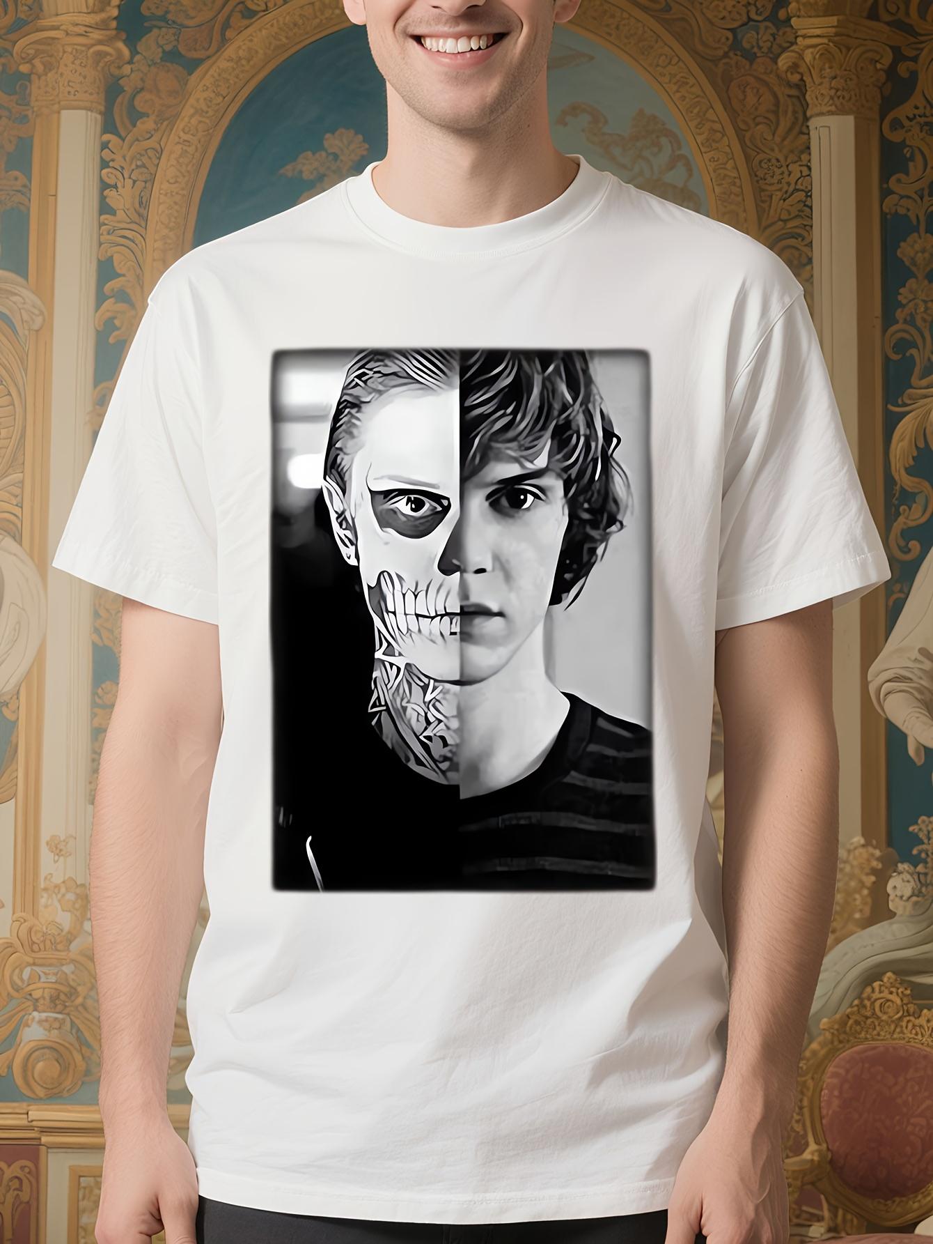 American Horror Story: Roanoke Evan Peters Graphic Tshirt... S