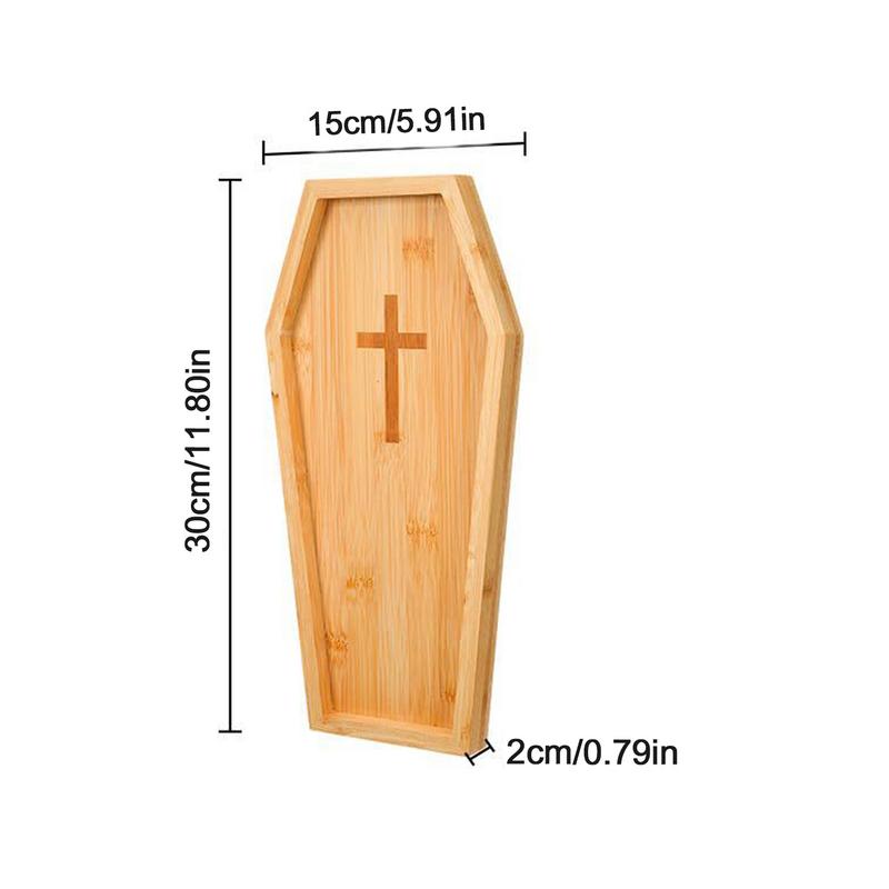 Halloween Charcuterie Board Wood Pumpkin Coffin Aperitif Dish Decorative Charcuterie Boards For Picnic Party Buffet Wedding