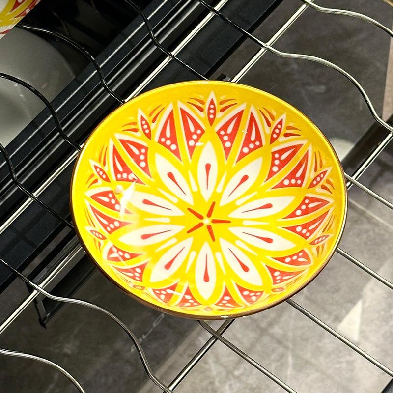 Keramické Bohémské Keramické Talíře Kulaté Steak Večeře Těstovinový Talíř Kuchyňské Doplňky Domácí Salátový Talíř Nádobí Dekorativní 2025