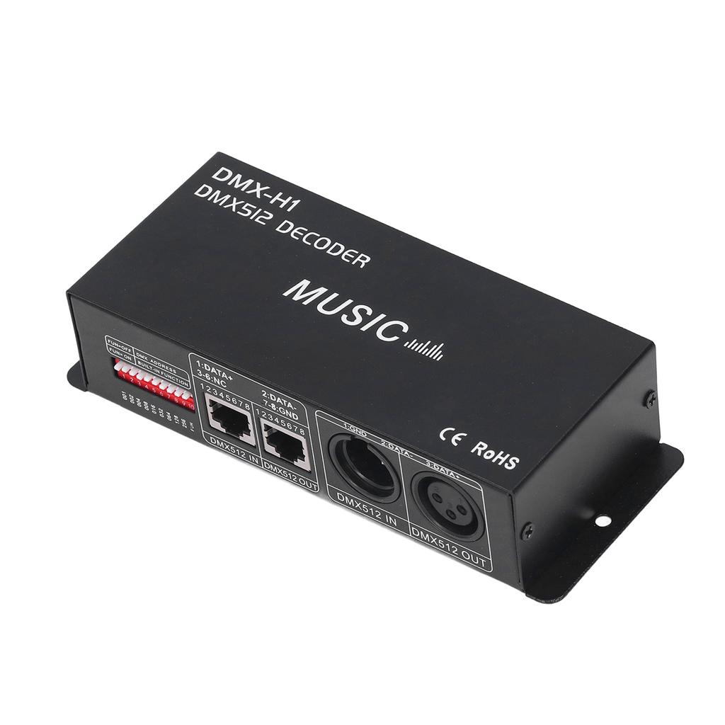 4 Channel DMX 512 Decorder Adjustable RGB Dimming LED Decorder Controller for Bars Hotels Sober